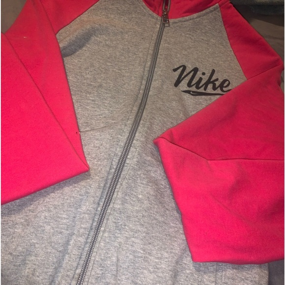 PINK NIKE HOODIE - Picture 1 of 3